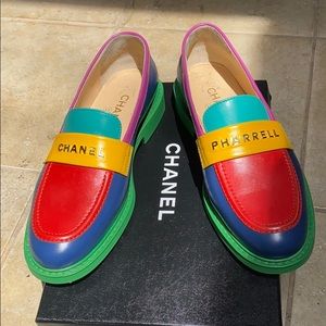 Multicolor Chanel x PHARRELL Loafers